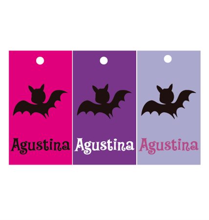 Tarjetas largas con cinta Vampirina 24u